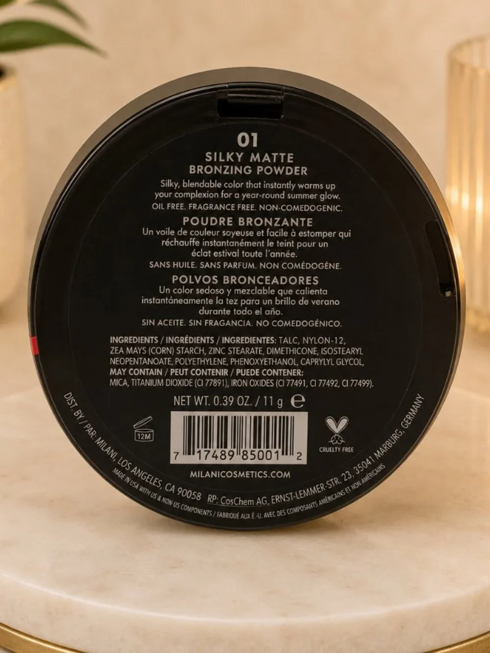 Milani Silky Matte Bronzing Powder 01 New Sealed